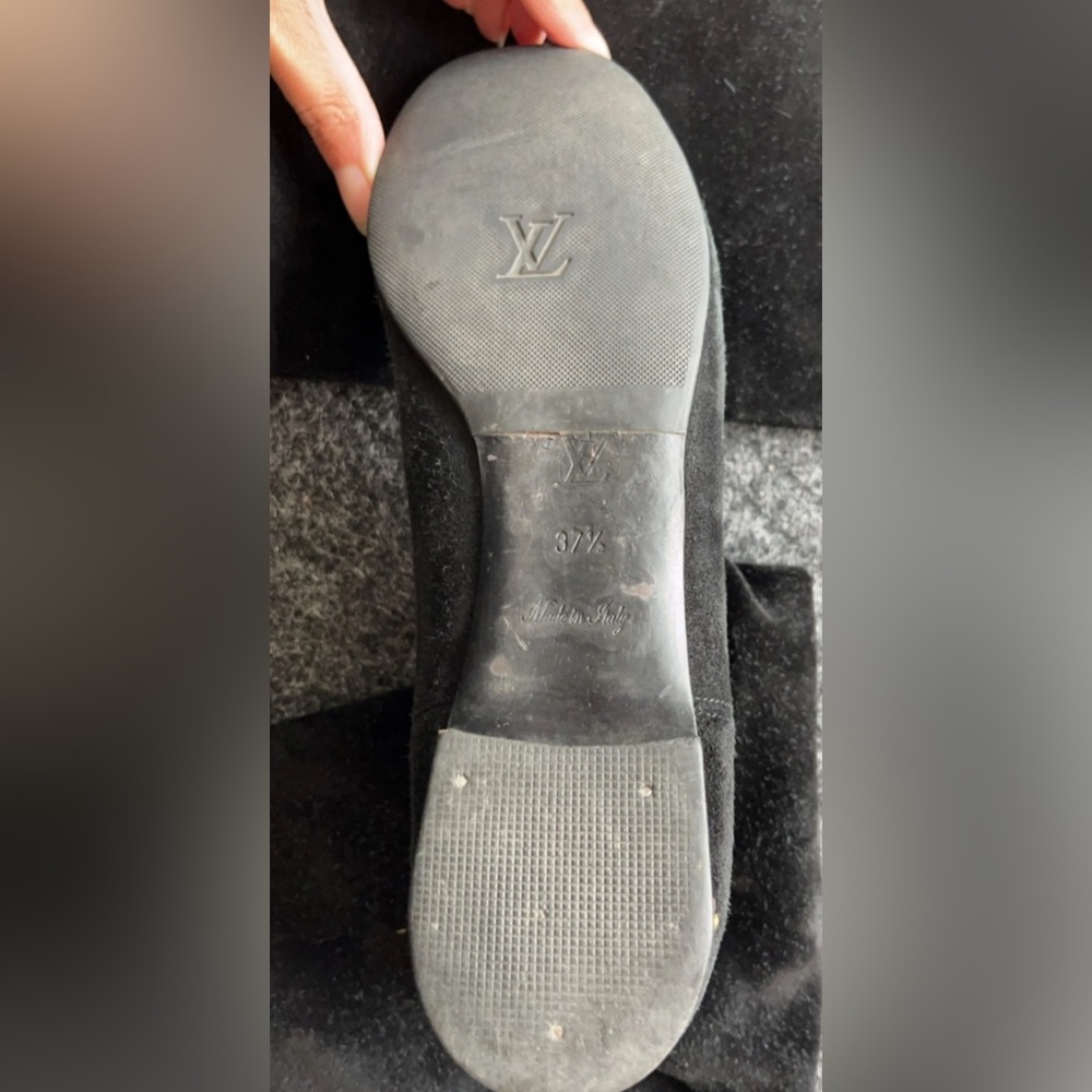 Louis Vuitton Heritage Black Suede Boots 37 1/2 - Picture 7 of 9